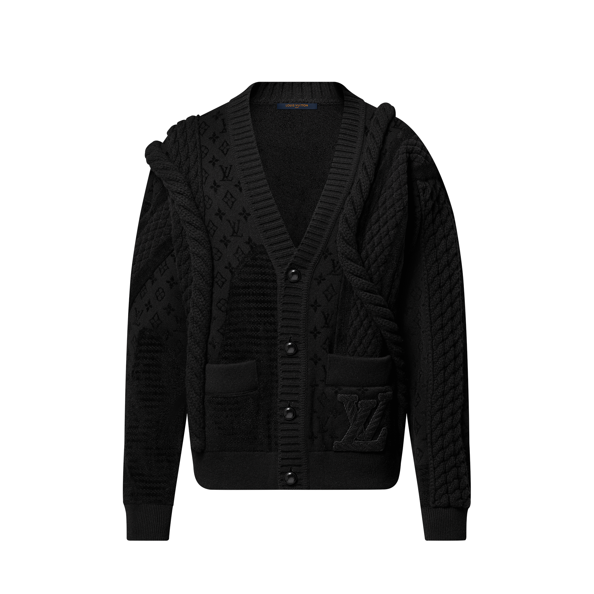 Chunky Wool-Blend Cable Cardigan - Ready-to-Wear | LOUIS VUITTON